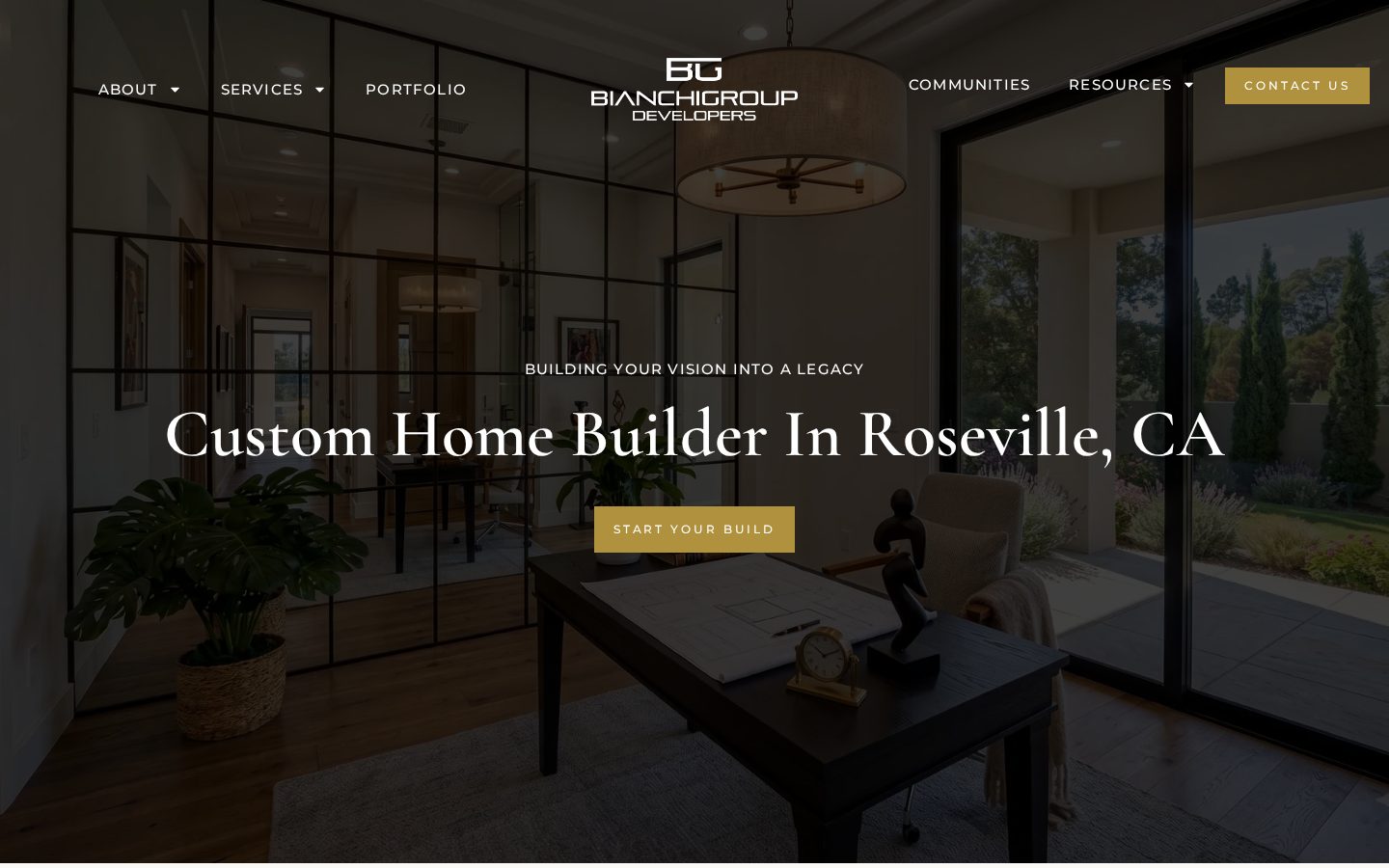 Sito web realizzato per Bianchi Group Developers