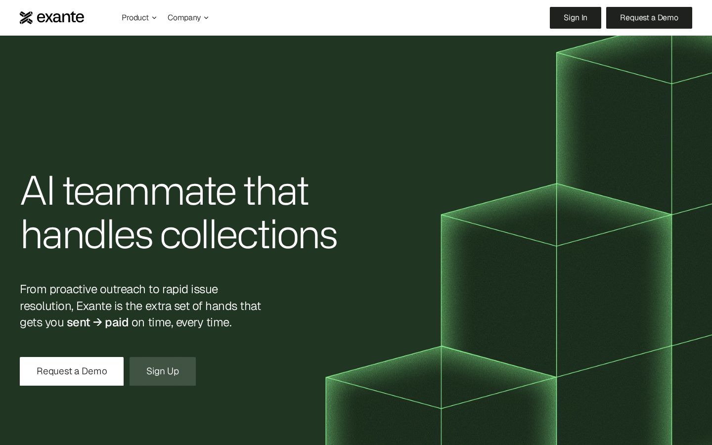 Sito web realizzato per Exante